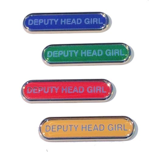 DEPUTY HEAD GIRL bar badge